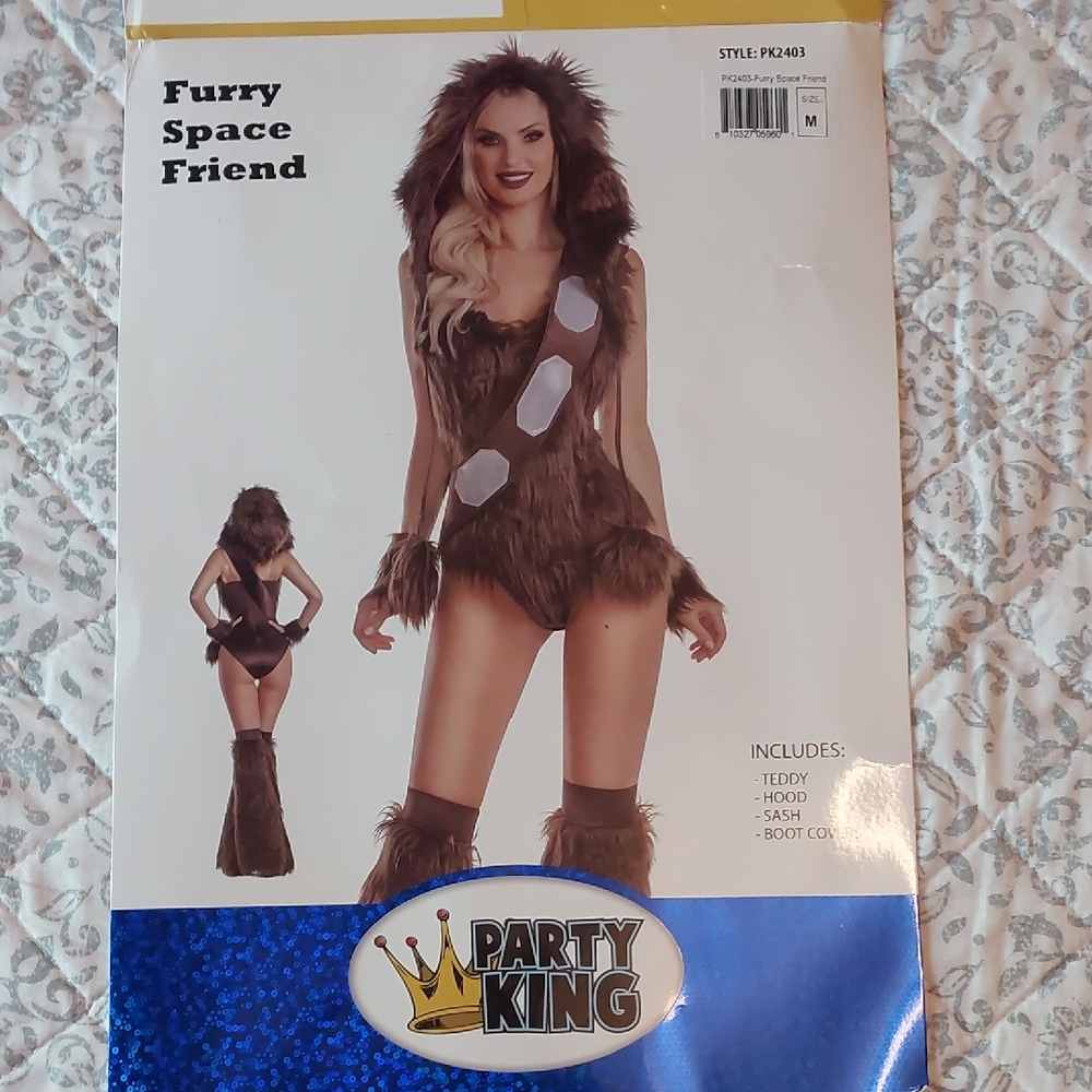 Party King Brown Furry Space Friend Costume